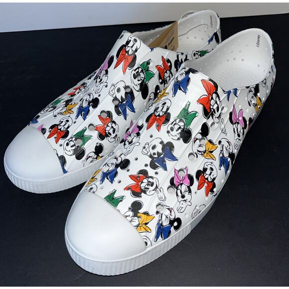 Disney Parks NATIVE Brand Disney Minnie Mouse‎ Shoes Mens Size 12 New In Box